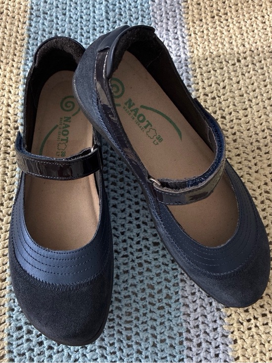 Naot Shoes - NAOT Kirei EUC Navy Blue Mary Jane’s Style With Adjustable Strap. Size 38/US7.